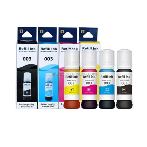 Premium 003 Refill Dye Ink Bottle 544 522 103 T00v For Epson L1110