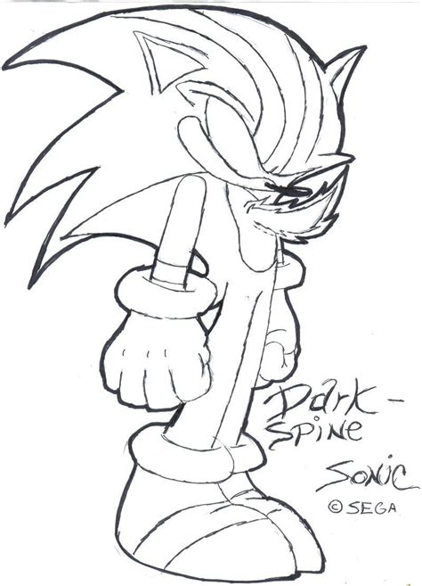 Sonic Coloring Page Dark Super Sonic Coloring Pages Entitlementtrap Com