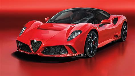 2023 Alfa Romeo 8c Rendered More Alfa Future Cars Automobile Magazine