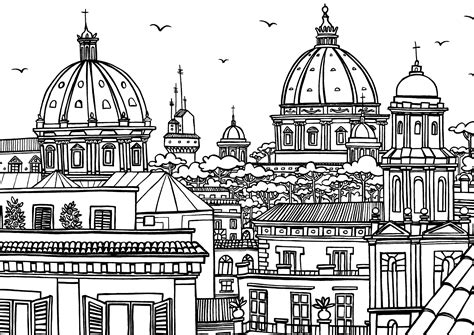 Rome Coloring Pages Explore The Beauty Of Ancient Rome Through Coloring