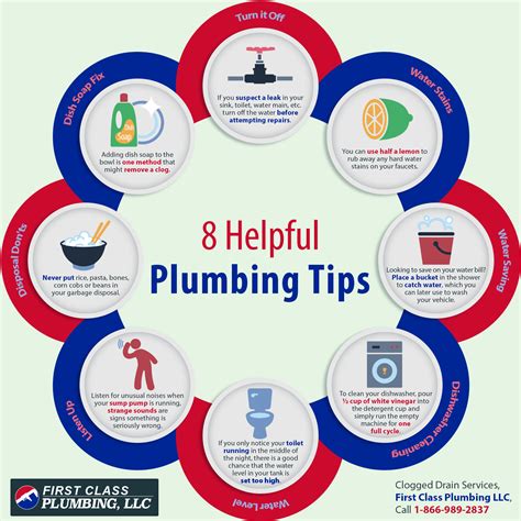 8 Helpful Plumbing Tips Shared Info Graphics
