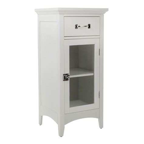 H free standing linen cabinet in white. Elegant Home Fashions Wilshire 15 in. W x 32 in. H x 13 in ...
