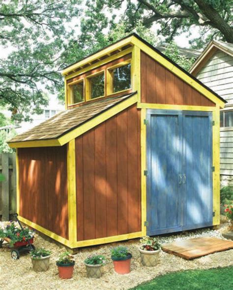 Diy Contemporary Shed Plan Garden Shed Plans Backyard Storage Shed