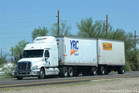 Yrc Freight Freightliner Cascadia With Doubles Ca A Photo On Flickriver