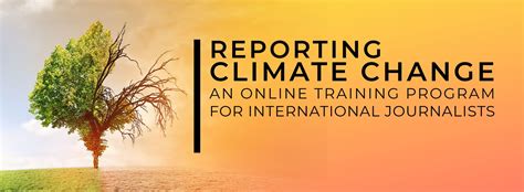 A New Training Opportunity For Journalists Reporting Climate Change