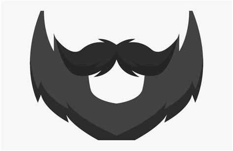 Beard Clipart Mustache Cartoon Transparent Background Moustache Hd