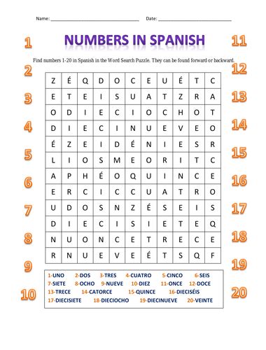 Pin On Spanish Word Searches 19 Best Images Of Spanish Puzzle