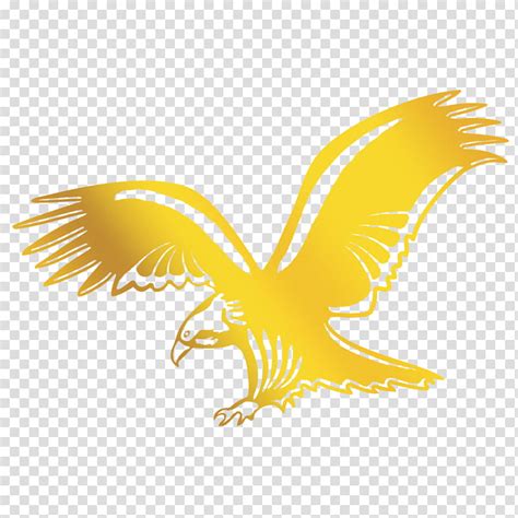Eagle Wing Yellow Golden Eagle Bird Logo Accipitridae Bird Of Prey