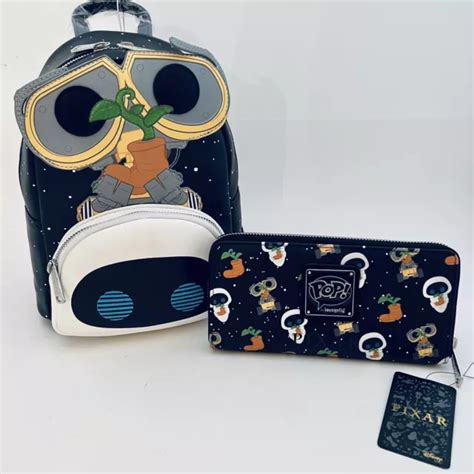 Loungefly Funko Pop Disney Pixar Wall E And Eve Earth Day Mini Backpack