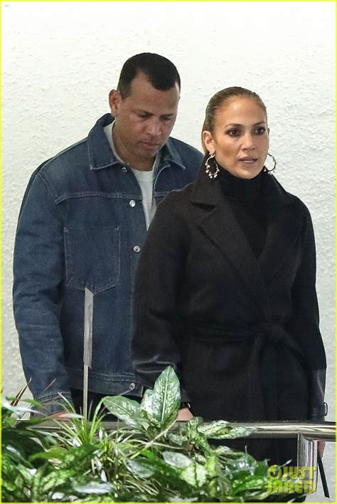 Jennifer Lopez And Alex Rodriguez Head Out After A Business