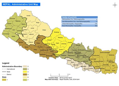 Nepal Administrative Unit Map Un Nepal Information Platform