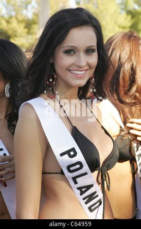 Maria Nowakowska Miss Poland At A Public Appearance For Miss Universe