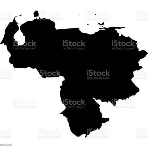Ilustración De Mapa De Venezuela Y Más Vectores Libres De Derechos De