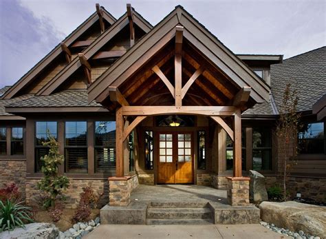 Luxury Craftsman House Plans Craftsman Home Exterior Craftsman Entry Craftsman Lake House