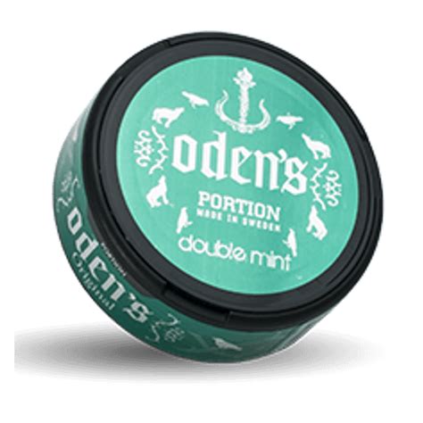 The participants were randomly assigned to use camel snus winterchill, robust (~2.5 mg. Buy Odens Double Mint Snus | 29.90€ / 10 tins
