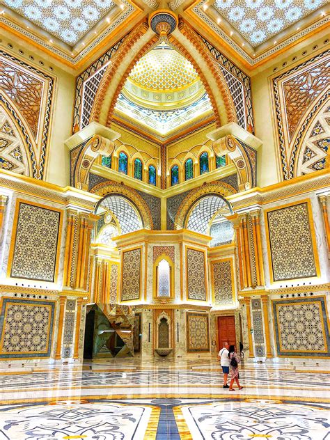 The Great Hall Of The Qasr Al Watan In Abu Dhabi Building R