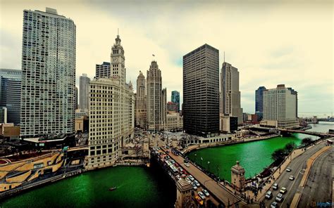 chicago, River, Panoramic Wallpapers HD / Desktop and Mobile Backgrounds