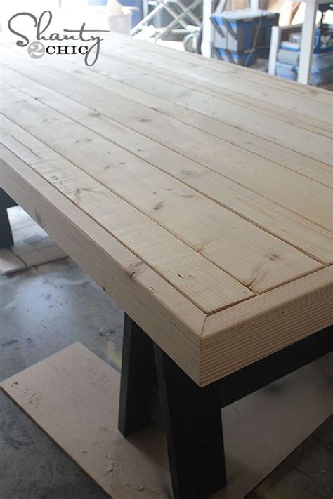 Deck built with ipe wood. DIY Table - Pottery Barn Inspired | Pottery barn inspired ...