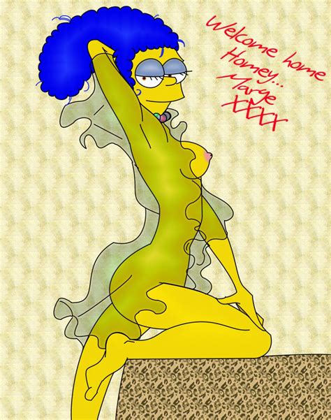 Rule 34 Breasts Clothes Color Female Female Only Human Marge Simpson