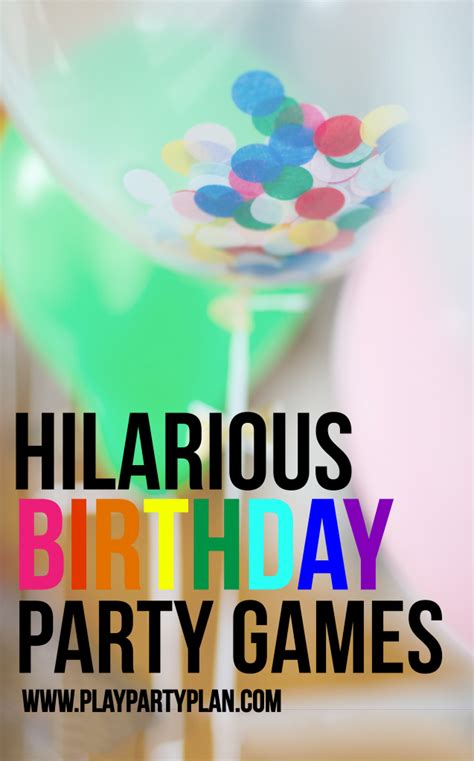 This is okay i would only play 1 or 2 of those games ( i'm thirteen ). Hilarious Birthday Party Games | Birthday party games for ...