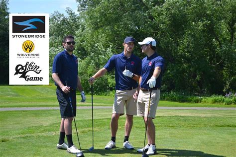 Two Man Scramble Skins Game Stonebridge Golf Club Ann Arbor