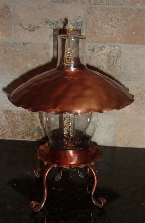 Vintage Copper Hurricane Candle Holder By Wemixandmatchvintage