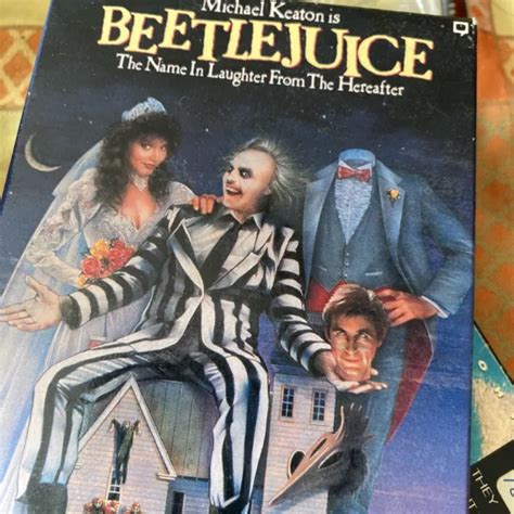 Beetlejuice Vhs 1988 Comedy Horror Michael Keaton Tim Burton Alec