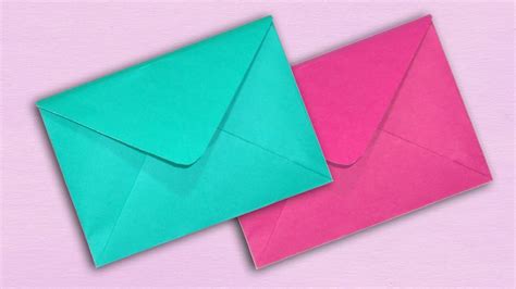 Paper Envelope Making Without Glue or Tape - DIY Easy ...