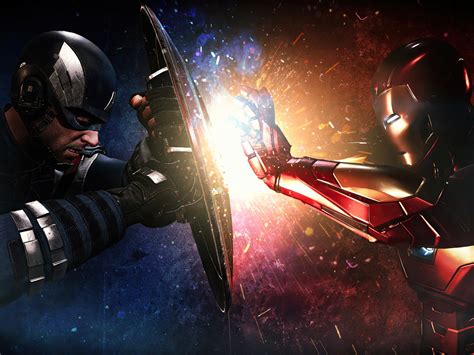 1400x1050 Captain America Vs Iron Man Fight 4k Wallpaper1400x1050