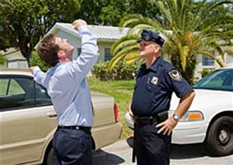 Standing and leaning back to look up at the sky while holding. Finger-to-Nose Field Sobriety Test