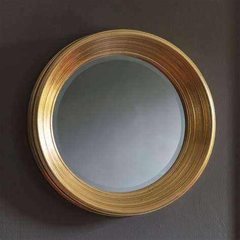 Chaplin Round Mirror Gold Gold Round Mirror Circular Mirror