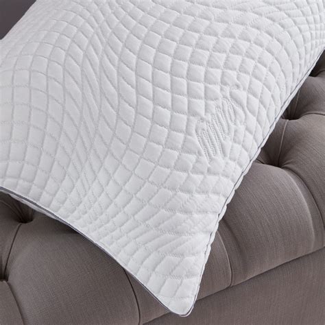 Polyester fiber pillow with very firm support. Sealy Hybrid Geltex Firm Support Pillow | Costco UK