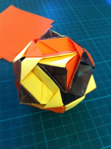 How To Make An Origami Ball Recipe Origami Ball Origami Origami