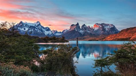 1920x1080 Resolution Torres Del Paine Mountains Lake In Chile 1080p