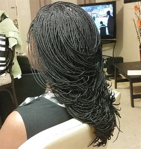 40 Ideas Of Micro Braids And Invisible Braids Hairstyles Micro Braids Hairstyles Invisible