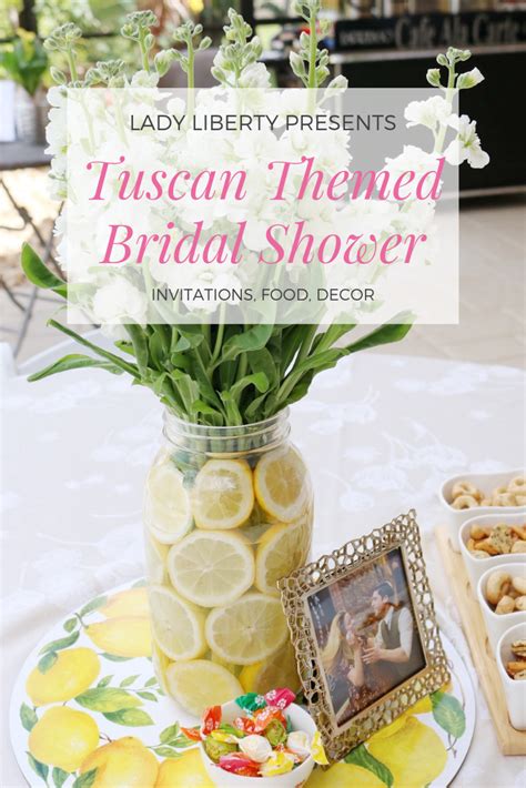 Tuscan Themed Bridal Shower Bridal Shower Bridal Shower Brunch