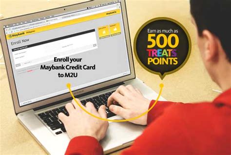⟳ generate a new card. Enroll your Maybank Credit Card to M2U