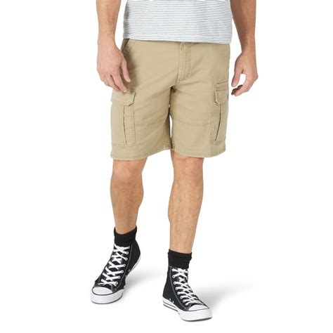 Wrangler Wrangler Mens 10 Relaxed Fit Cargo Shorts With Stretch