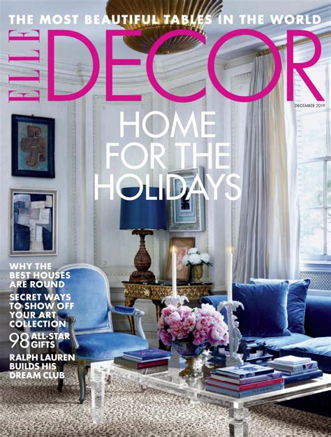 Elle Decor Us December 2019 Magazine Get Your Digital Subscription