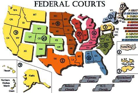 Map Of The Us District Courts Wayne Baisey