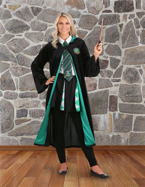 Charades Slytherin Student Costume Robe Harry Potter Adult Unisex 2