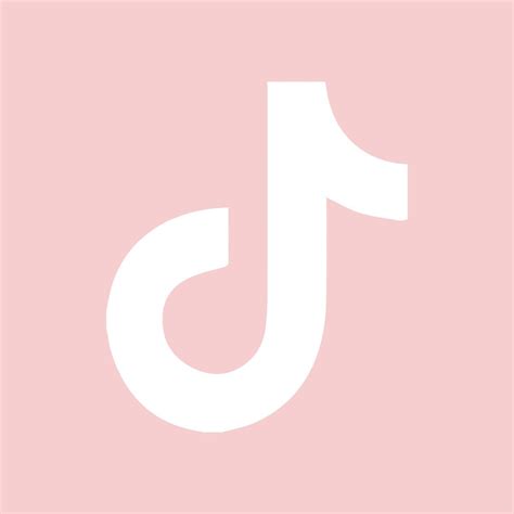 Pastel Pink Tiktok App Icon Aesthetic