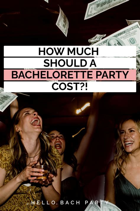 How Much Should A Bachelorette Party Cost 2023 Budget Spreadsheet Included Hello Bach Party