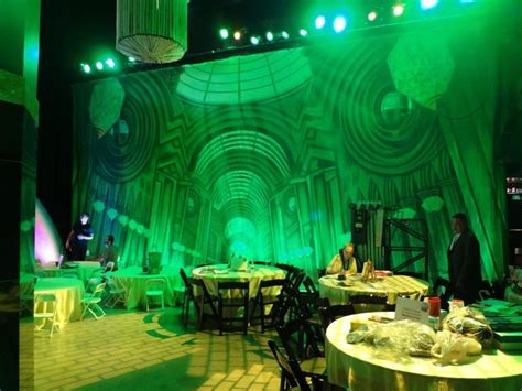 Emerald City Great Hall Backdrop At Wizard Of Oz 75 Anniversary Party