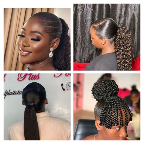 35 Best Packing Gel Hairstyles For Black Ladies Pictures Cynthispace