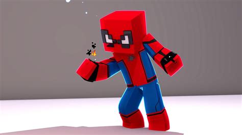 Minecraft Spiderman Test Homecomming Youtube