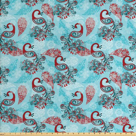 Shop at ebay.com and enjoy fast & free shipping on many items! Peacock Fabric by The Yard, Peacocks and Snowflakes Classic Traditional Patterns Crystal ...