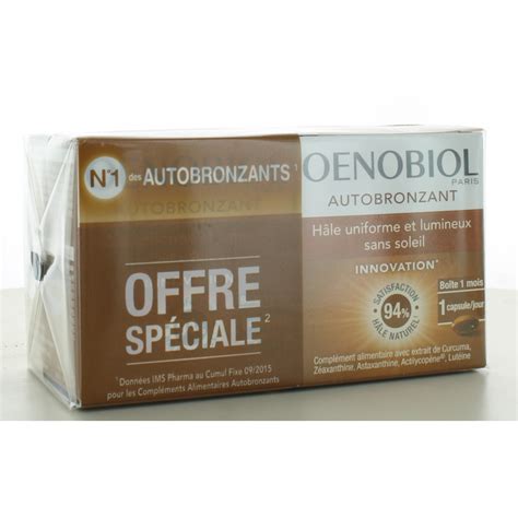 Oenobiol Autobronzant 2x30 Capsules Univers Pharmacie