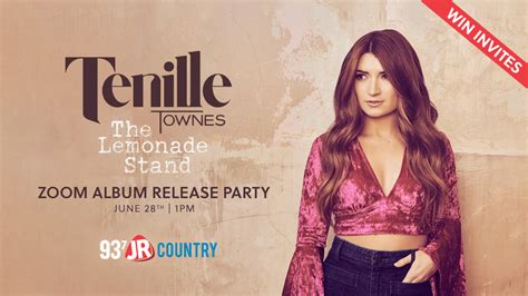 Win An Invite To Tenille Townes Virtual Album Release 937 Jr Country