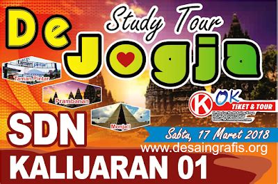 Contoh Banner Study Tour - Belajar Bareng